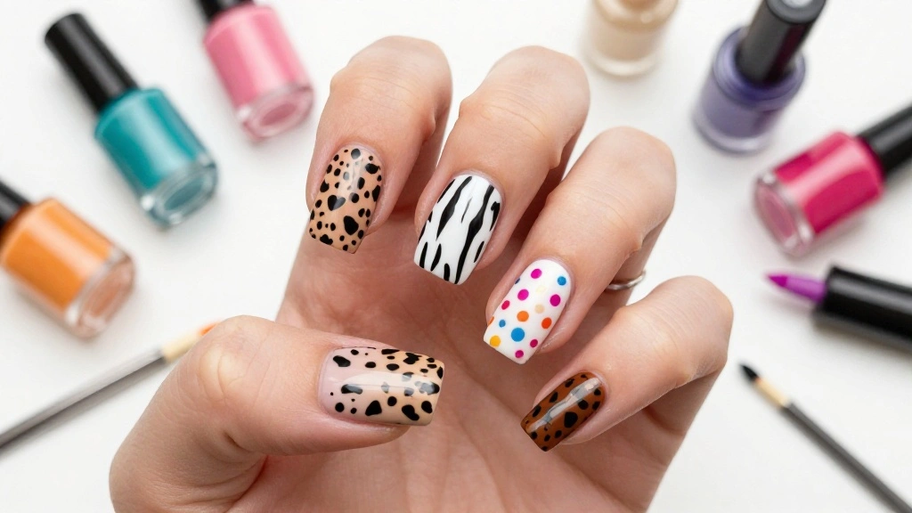 14 Cute Animal Print Nails with Polka Dots That Will Make You Smile! - TheGlamGoss