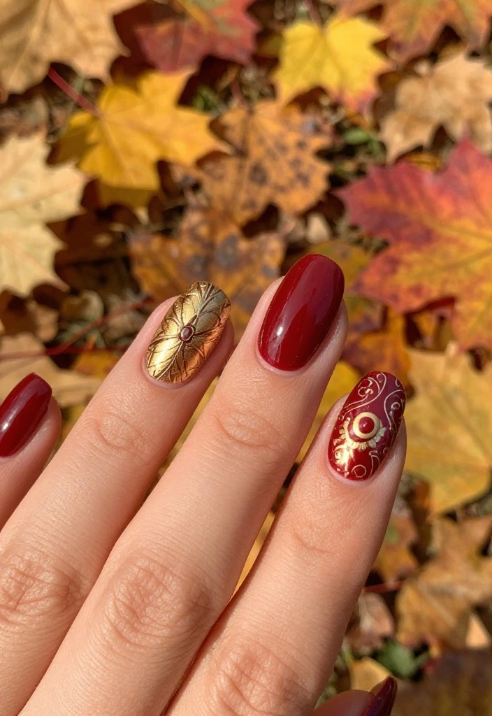Nail the Season: Gorgeous Seasonal Beauty Trends for Your Fingernails! - 3. Autumn Colors that Captivate 1