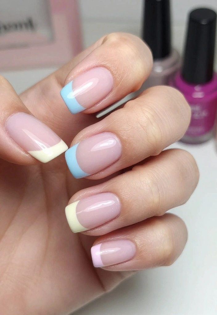 12 Jaw-Dropping Micro French Tips Styles That Will Make Your Nails Pop! - 1. Classic Micro French with a Twist 1