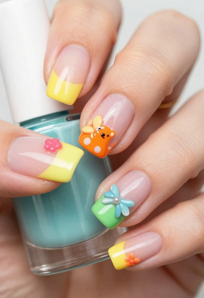 12 Jaw-Dropping Micro French Tips Styles That Will Make Your Nails Pop! - 11. Seasonal Micro French Tips 1
