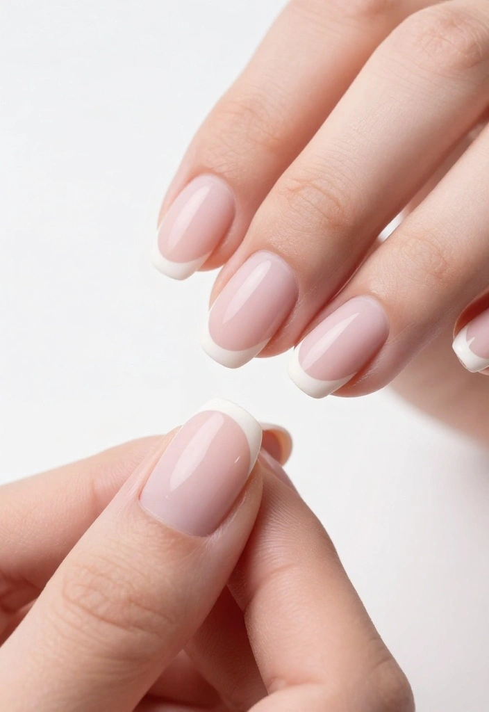 12 Jaw-Dropping Micro French Tips Styles That Will Make Your Nails Pop! - 8. Matte Micro French Tips 1