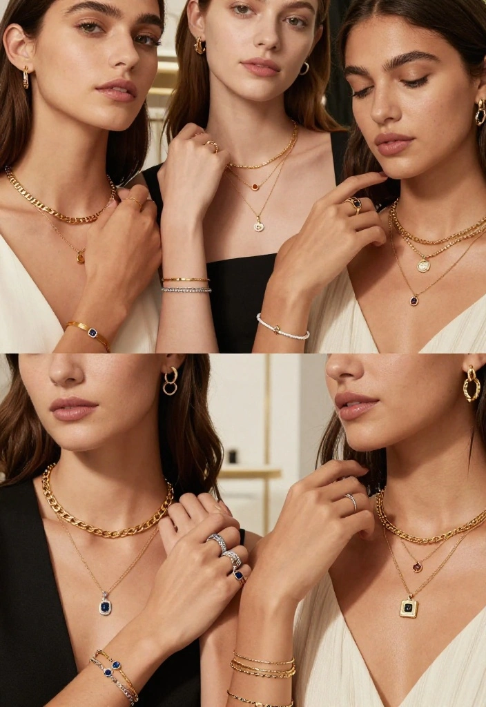 13 Must-Have English Fashion Trends You Need to Try This Season (Number 5 Is a Game-Changer!) - 7. Layered Jewelry 1