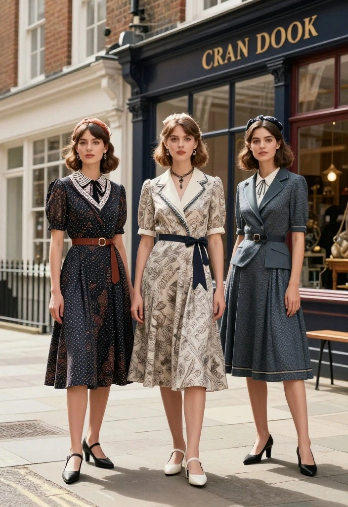 13 Must-Have English Fashion Trends You Need to Try This Season (Number 5 Is a Game-Changer!) - 8. Vintage-Inspired Pieces 1