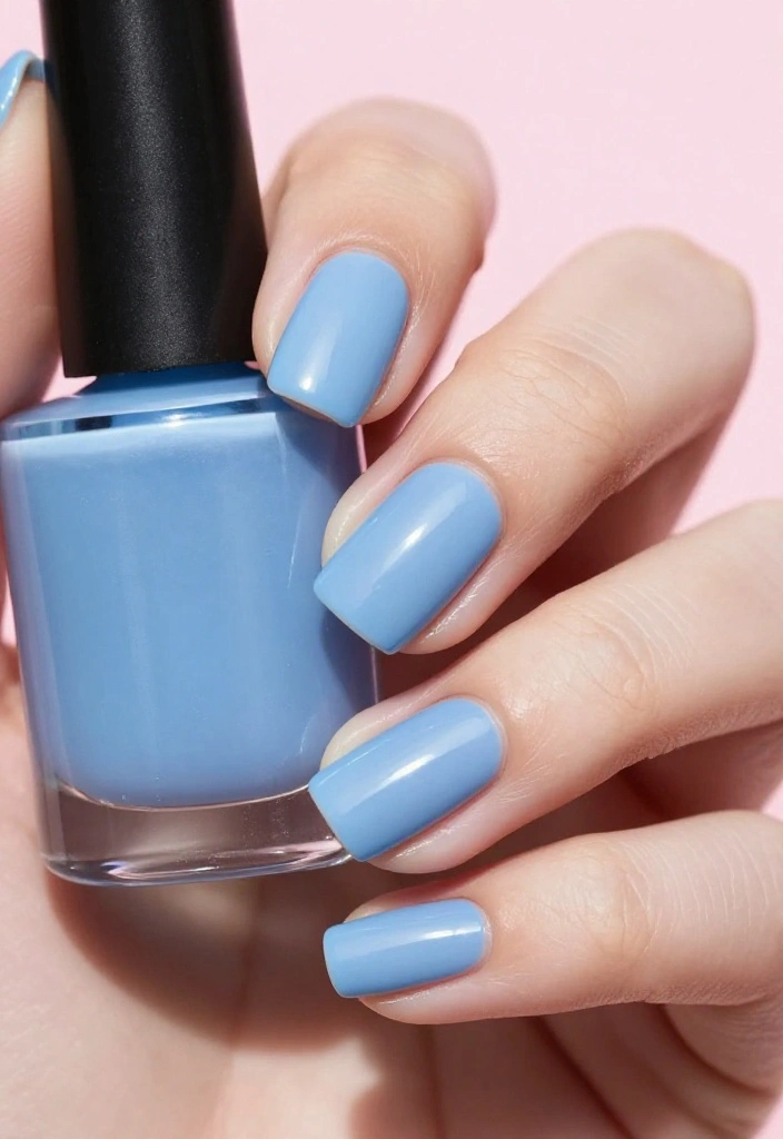 15 Pastel Nail Designs That Will Make Your Summer Shine (You Won't Believe #8!) - 3. Baby Blue French Tips 1