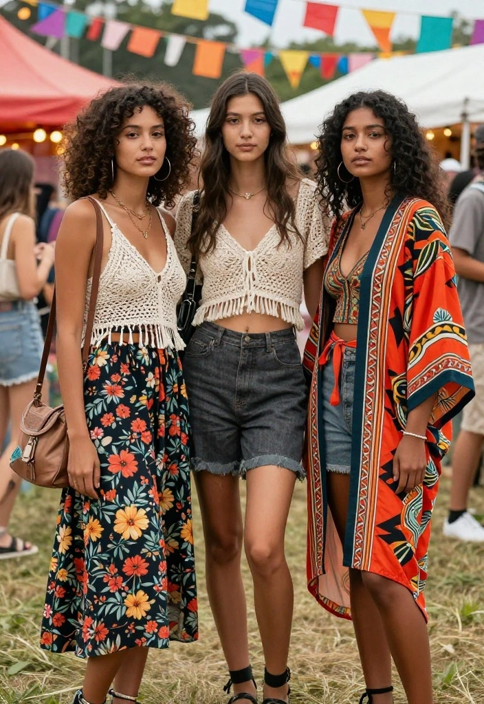 15 Seasonal Fashion Lookbooks That Will Make You the Trendsetter This Year! - 12. Festival Fashion: Free-Spirited Styles 1