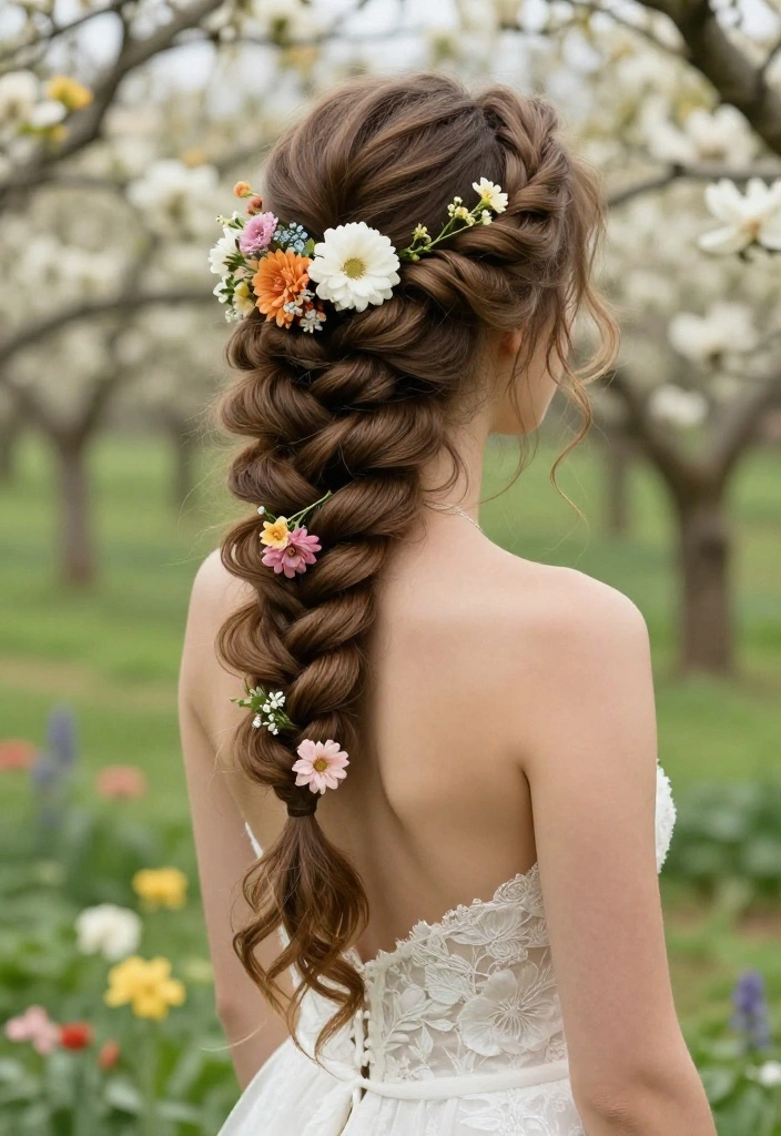 18 Boho Wedding Hairstyles That Will Make You Feel Like a Goddess (Don't Miss #6!) 18 Boho Wedding Hairstyles That Will Make You Feel Like a Goddess (Don't Miss #6!) - 6. The Twisted Halo 1