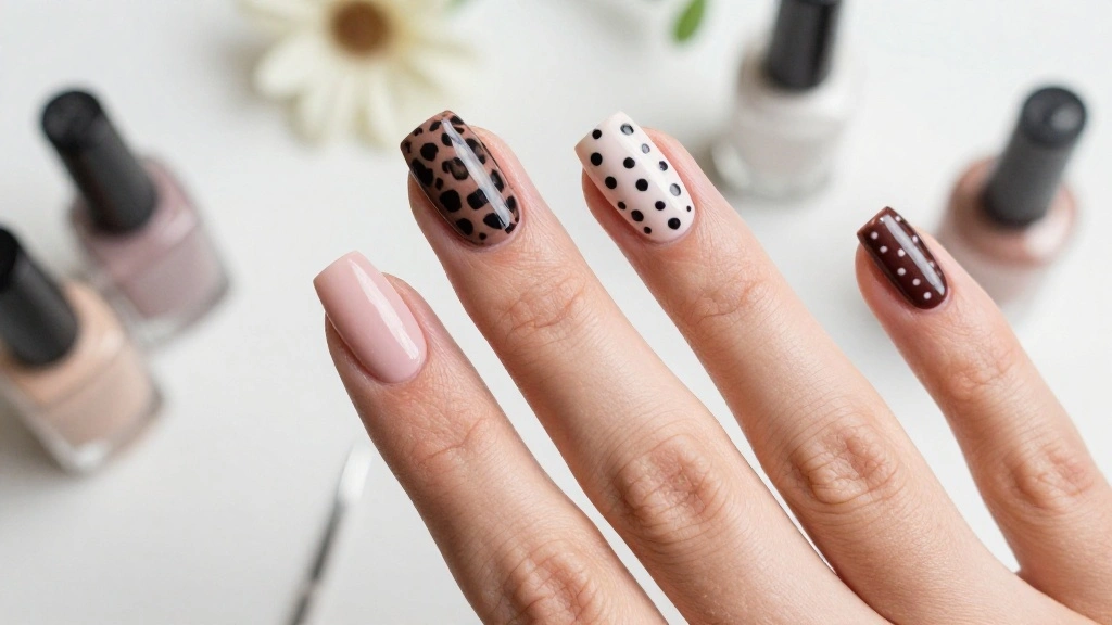 18 Stunning Nail Designs with Subtle Animal Prints & Polka Dots You Must Try!