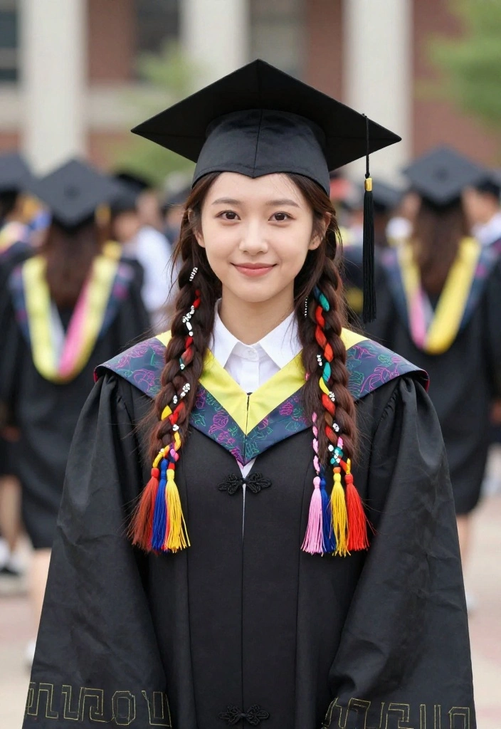 18 Trendy Braided Hairstyles for Graduation That Will Turn Heads (Check Out #5!) - 12. Scarf-Embellished Braid 1