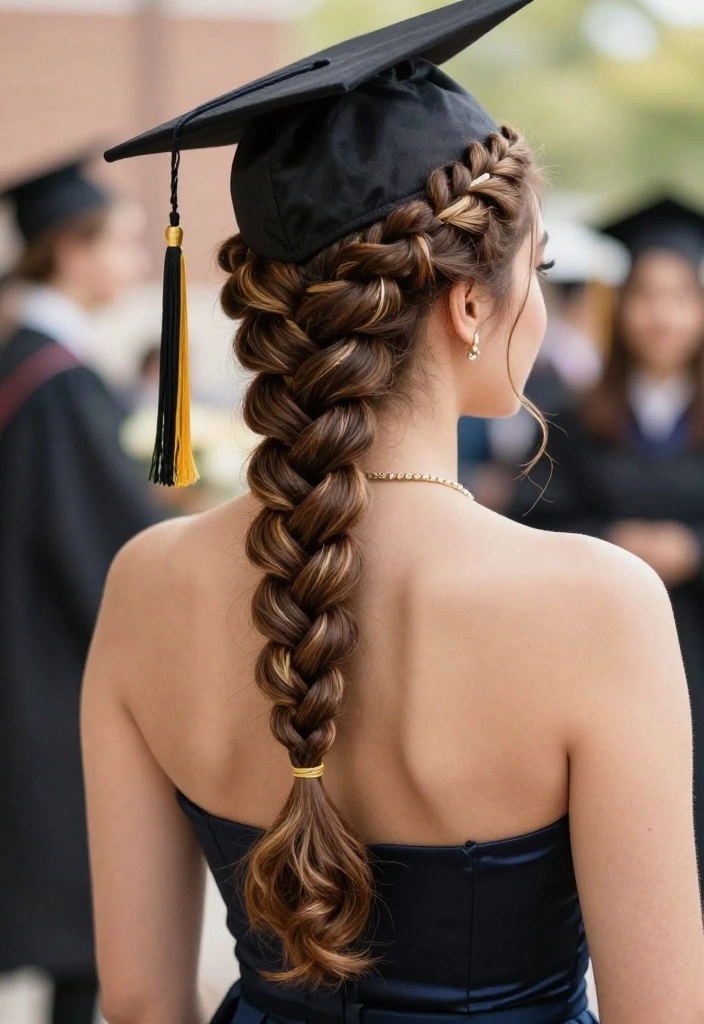 18 Trendy Braided Hairstyles for Graduation That Will Turn Heads (Check Out #5!) - 15. Vintage Braids 1