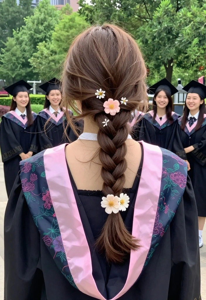 18 Trendy Braided Hairstyles for Graduation That Will Turn Heads (Check Out #5!) - 3. Bohemian Side Braid 1