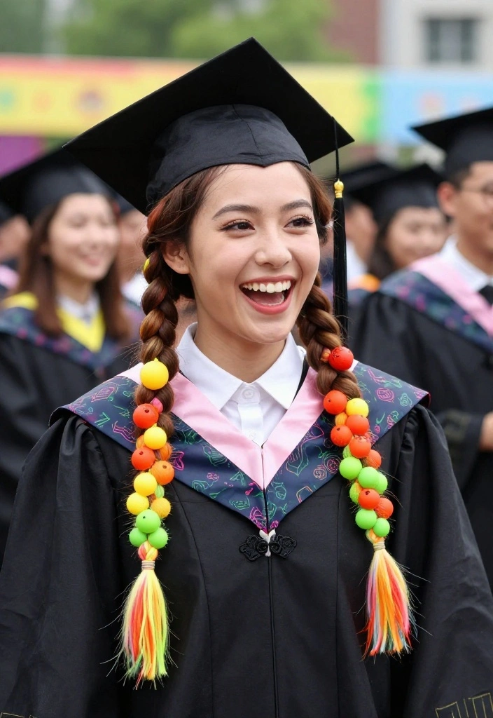18 Trendy Braided Hairstyles for Graduation That Will Turn Heads (Check Out #5!) - 9. Bubble Braids 1