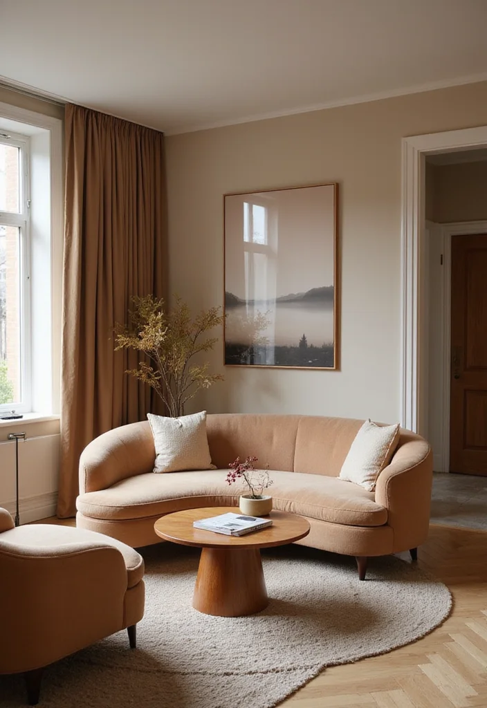 19 Interior Design Trends You Need to Know About (Your Home Will Thank You!) - 9. Curved Furniture 1