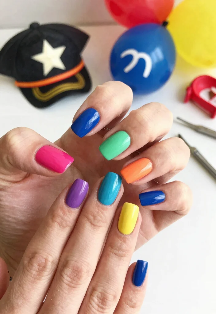 25 Stunning Graduation Nail Ideas That'll Make You the Star of the Ceremony! - 12. Color Block Nails 1