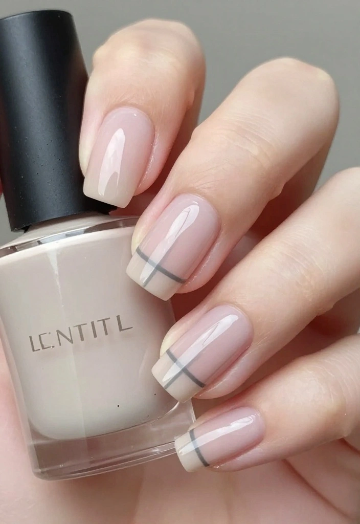 25 Stunning Graduation Nail Ideas That'll Make You the Star of the Ceremony! - 17. Simple Stripe Design 1