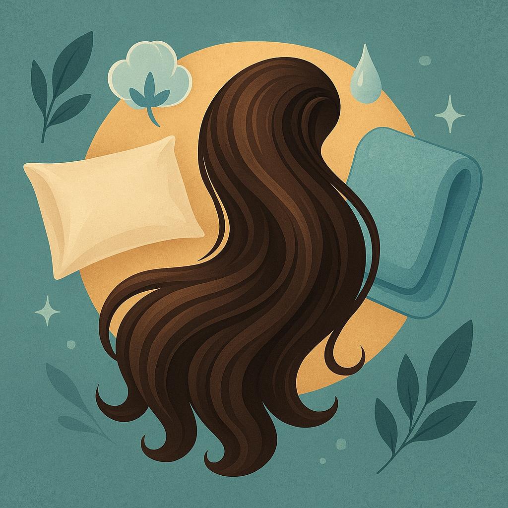Why Silk Pillowcases and Microfiber Towels Are Your Hair's Best Friends