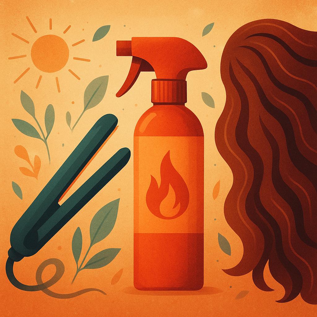 Apply Heat Protectant Before Using Any Hot Tools on Freshly Blown Hair