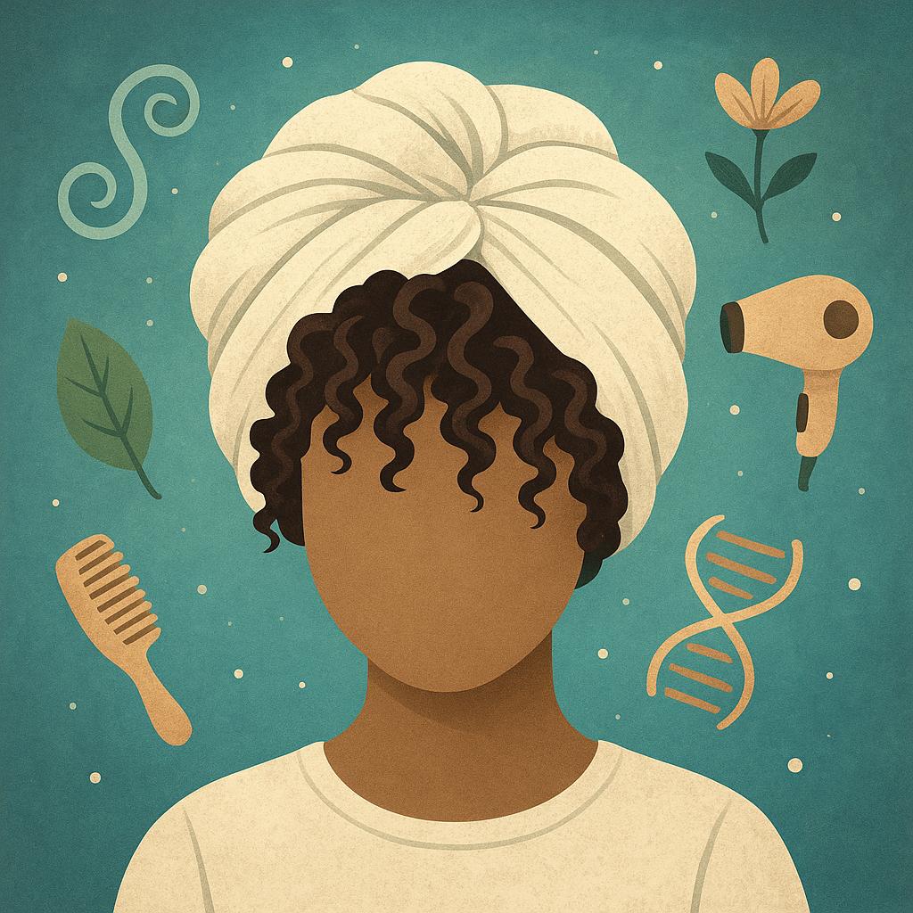 Use the Plopping Method to Set Your Natural Curl Pattern