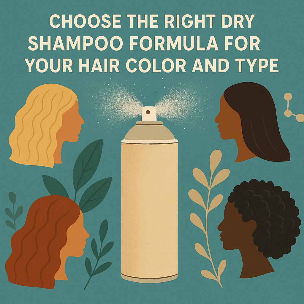 Choose the Right Dry Shampoo Formula for Your Hair Color and Type