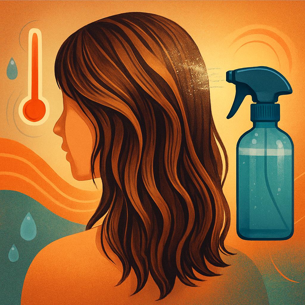 how to style hair with layers Start with Damp Hair and Heat Protectant for Best Layer Definition