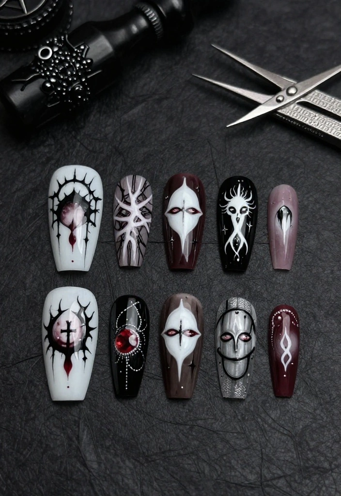 15 Creative Gothic Nail Art Inspirations to Transform Your Look This Season! 15 Creative Gothic Nail Art Inspirations to Transform Your Look This Season! - Conclusion 1