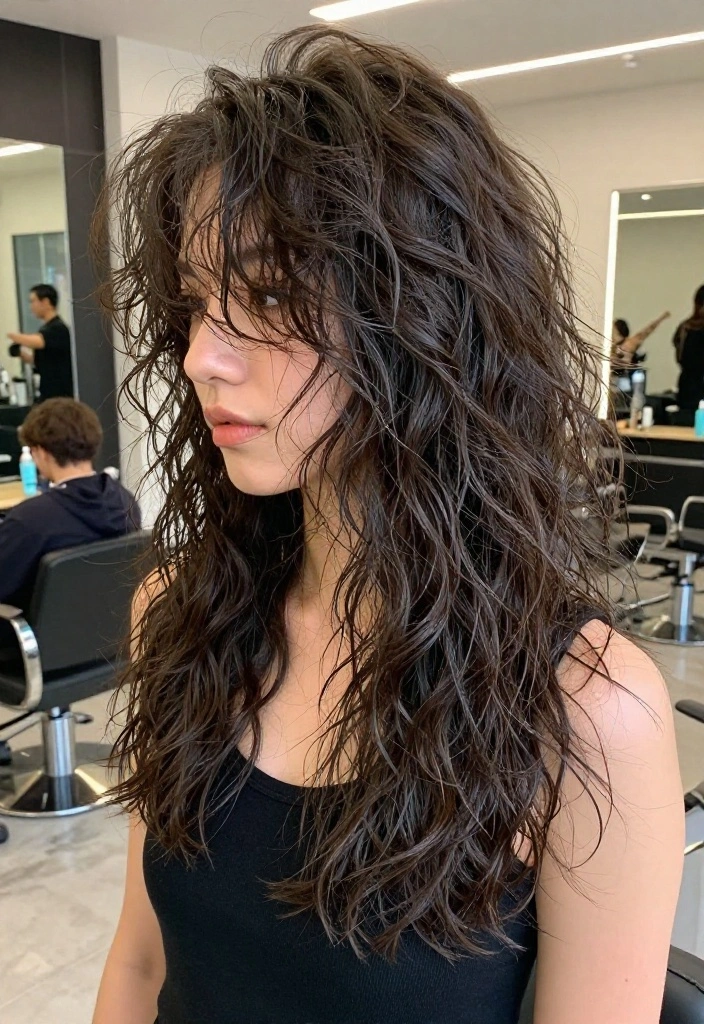 15 Stunning Wolf Cut Hairstyles That Will Transform Your Look in Minutes! - 12. Textured and Tousled Wolf Cut 1