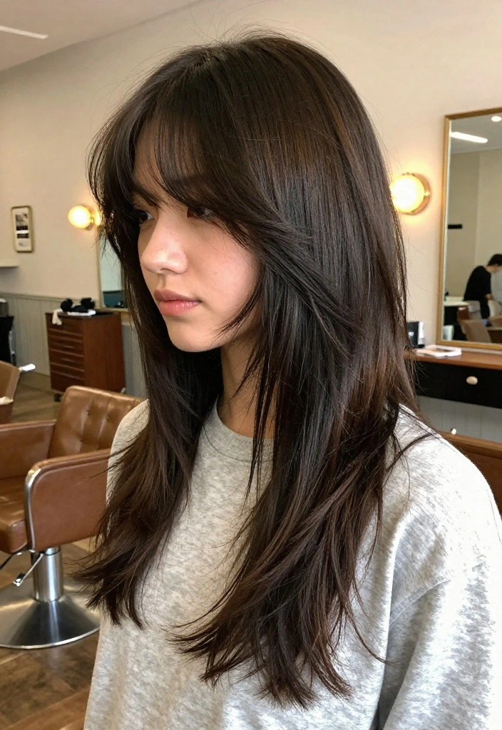 15 Stunning Wolf Cut Hairstyles That Will Transform Your Look in Minutes! - 14. 70s Inspired Wolf Cut 1