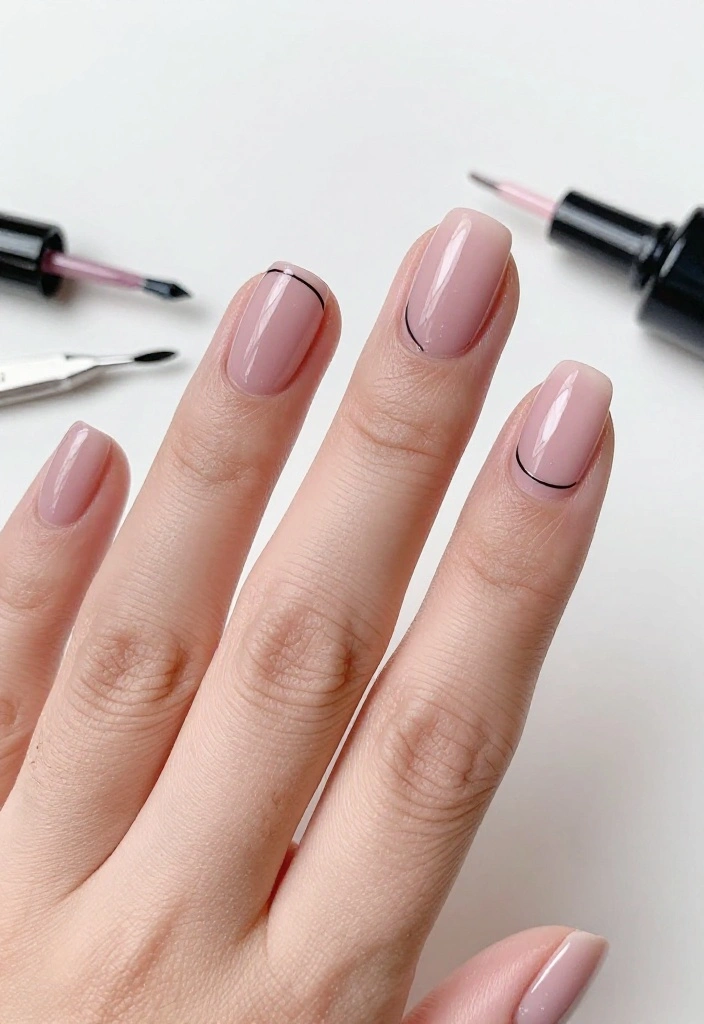 18 Fabulous Fuchsia Nail Designs with Black Accents (You’ll Be Obsessed with #9!) 18 Fabulous Fuchsia Nail Designs with Black Accents (You’ll Be Obsessed with #9!) - 18. Fuchsia Negative Space with Black Lines 1
