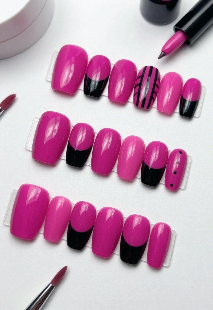 18 Fabulous Fuchsia Nail Designs with Black Accents (You’ll Be Obsessed with #9!) 18 Fabulous Fuchsia Nail Designs with Black Accents (You’ll Be Obsessed with #9!) - Conclusion 1