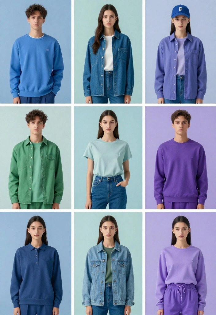 18 Fashion Color Schemes You Didn't Know You Needed (Prepare to Be Inspired!) 18 Fashion Color Schemes You Didn't Know You Needed (Prepare to Be Inspired!) - 10. Cool Tones: Calm and Refreshing 1
