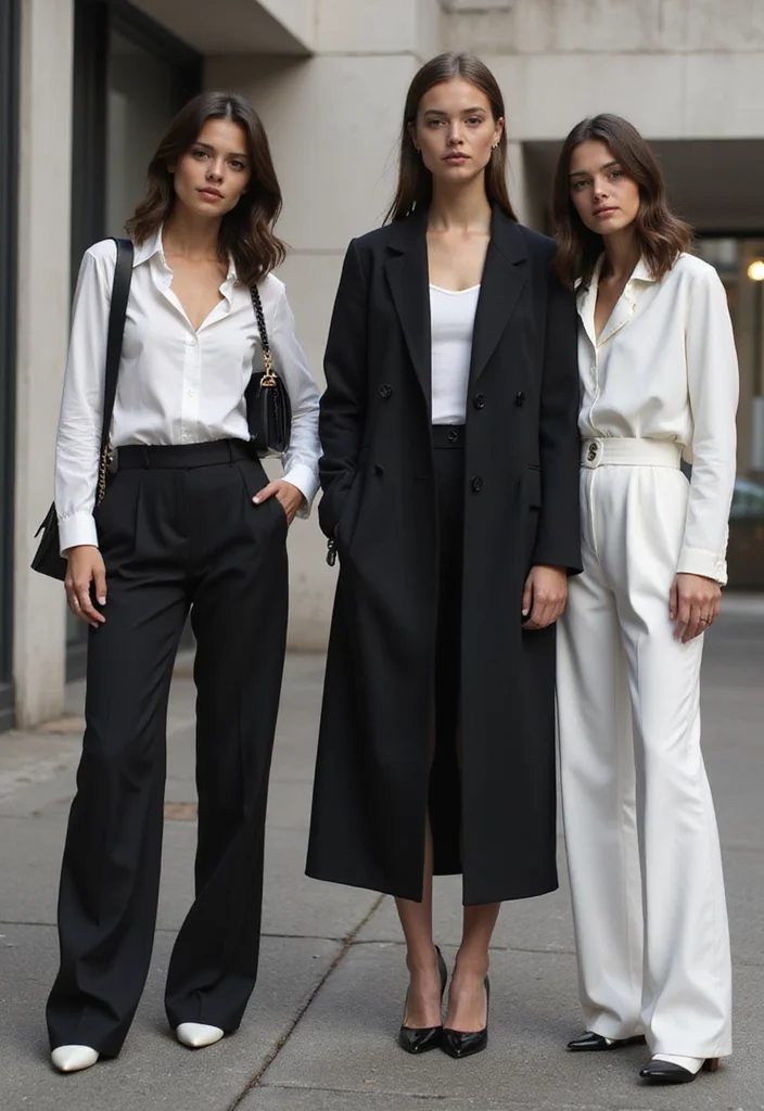 18 Fashion Color Schemes You Didn't Know You Needed (Prepare to Be Inspired!) 18 Fashion Color Schemes You Didn't Know You Needed (Prepare to Be Inspired!) - 6. Black and White: The Timeless Duo 1