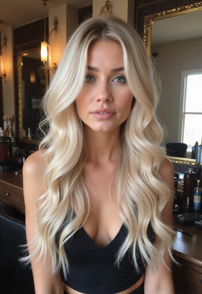 18 Stunning Blonde Hair Color Ideas That Will Transform Your Look Instantly! - 15. Pearl Blonde Shine 1