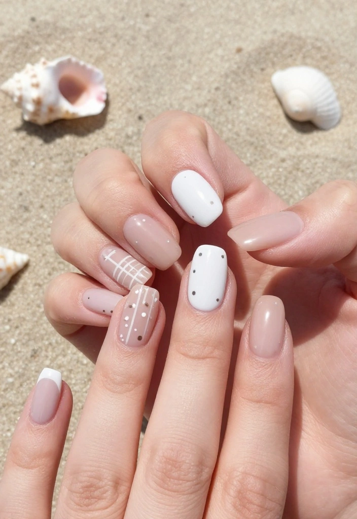 20 Vibrant Summer Nails That'll Have You Ready for the Beach in No Time! - 10. Minimalist Magic 1