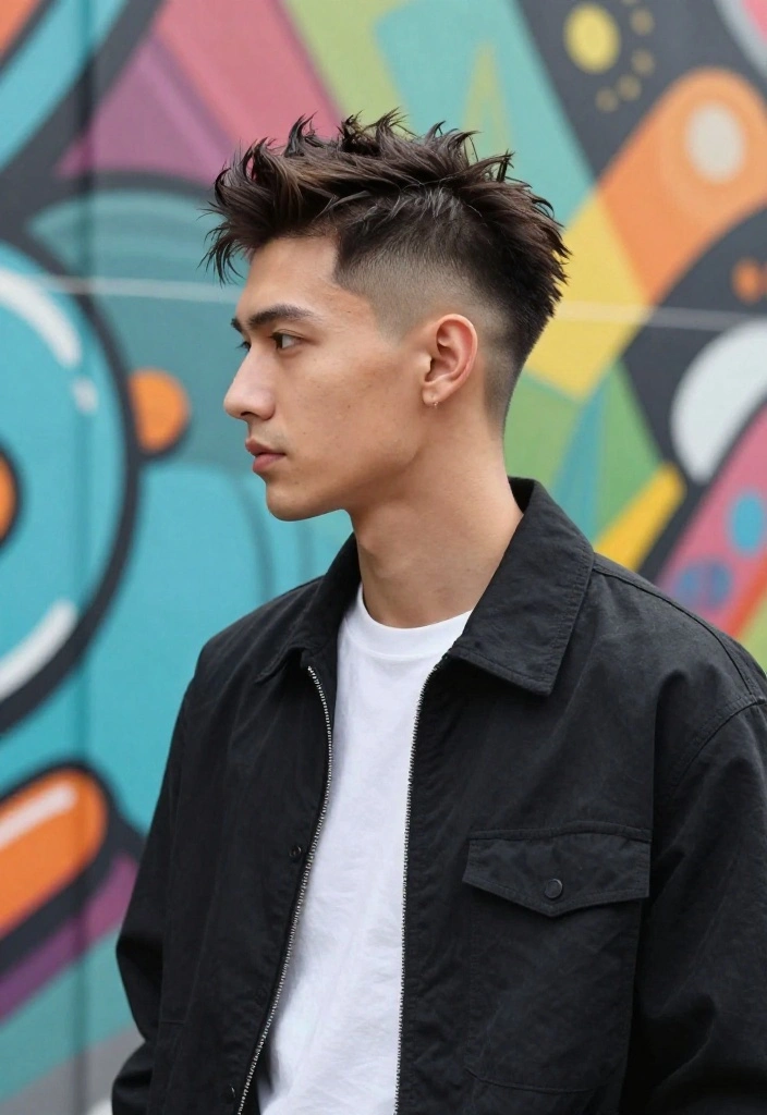 21 Trendy Men's Haircuts That Will Turn Heads (Wait Until You See #10!) 21 Trendy Men's Haircuts That Will Turn Heads (Wait Until You See #10!) - 12. Faux Hawk 1