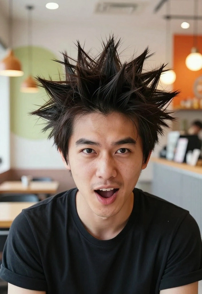21 Trendy Men's Haircuts That Will Turn Heads (Wait Until You See #10!) 21 Trendy Men's Haircuts That Will Turn Heads (Wait Until You See #10!) - 14. Spiky Hair 1