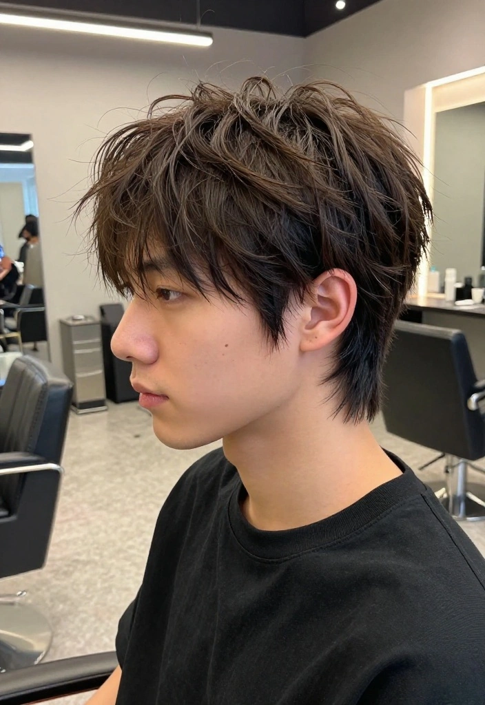 21 Trendy Men's Haircuts That Will Turn Heads (Wait Until You See #10!) 21 Trendy Men's Haircuts That Will Turn Heads (Wait Until You See #10!) - 19. Choppy Layers 1