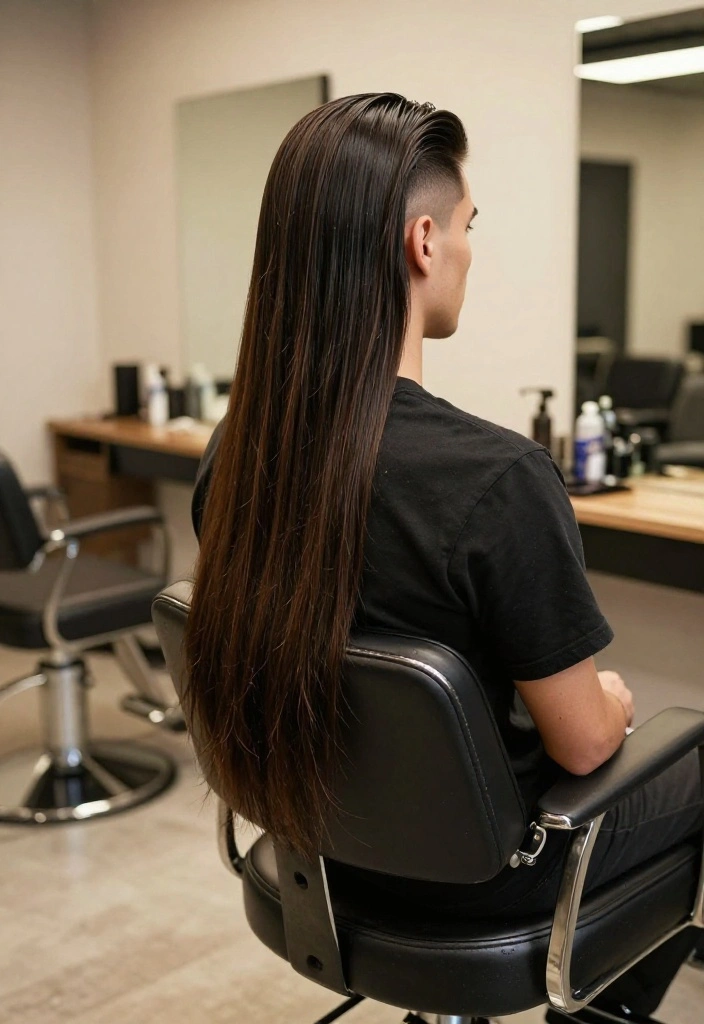 21 Trendy Men's Haircuts That Will Turn Heads (Wait Until You See #10!) 21 Trendy Men's Haircuts That Will Turn Heads (Wait Until You See #10!) - 8. Long Hair with Undercut 1