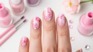 21 Trendy Pink Marble Nail Ideas That Everyone Will Be Talking About!