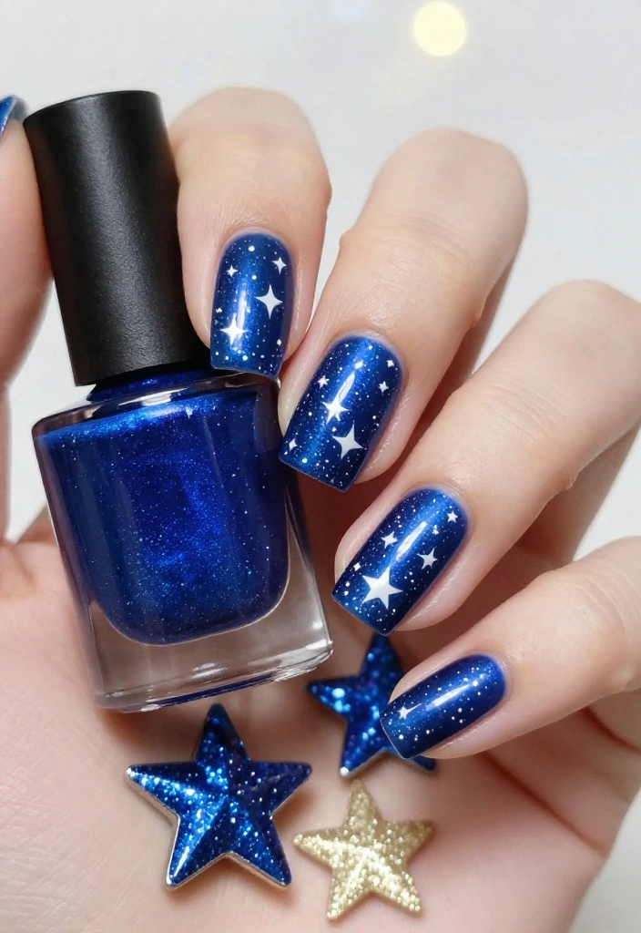 22 Nail Art Ideas for Summer That Will Make You Feel Like You’re on Vacation! (#3 Will Blow Your Mind!) 22 Nail Art Ideas for Summer That Will Make You Feel Like You’re on Vacation! (#3 Will Blow Your Mind!) - 18. Starry Night 1
