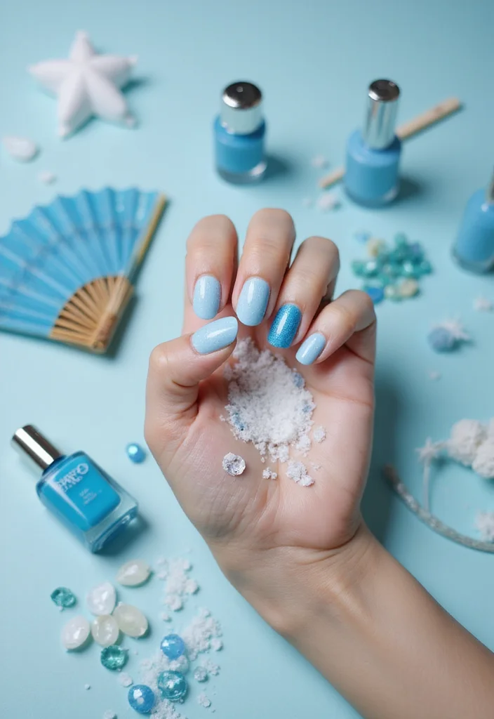 22 Nail Art Ideas for Summer That Will Make You Feel Like You’re on Vacation! (#3 Will Blow Your Mind!) 22 Nail Art Ideas for Summer That Will Make You Feel Like You’re on Vacation! (#3 Will Blow Your Mind!) - 20. Ocean Breeze 1
