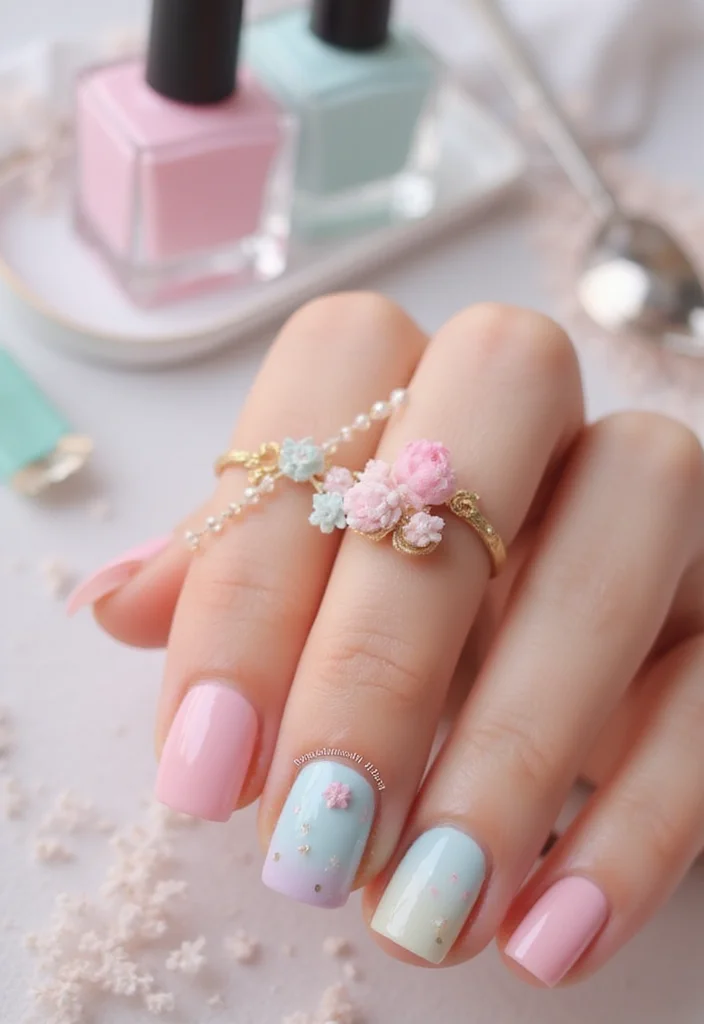 22 Nail Art Ideas for Summer That Will Make You Feel Like You’re on Vacation! (#3 Will Blow Your Mind!) 22 Nail Art Ideas for Summer That Will Make You Feel Like You’re on Vacation! (#3 Will Blow Your Mind!) - 22. Pastel Paradise 1