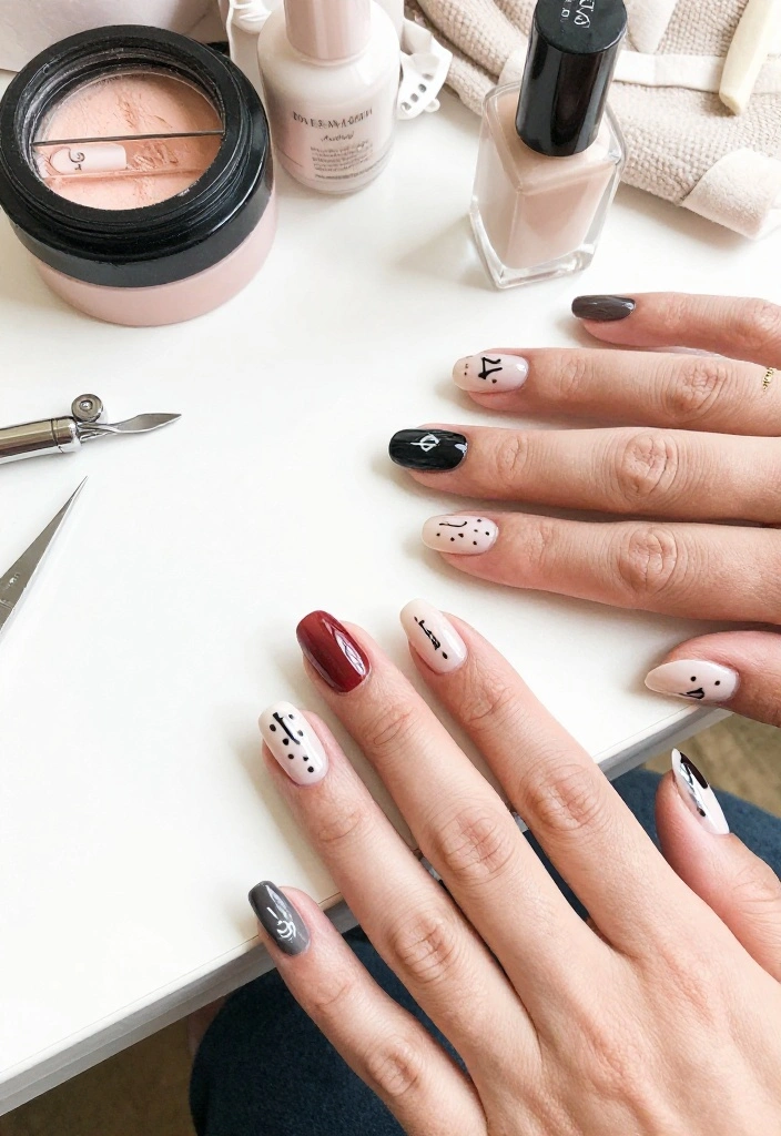 Tips and Tricks: Stunning Nail Designs to Try with English Beauty Tips Tips and Tricks: Stunning Nail Designs to Try with English Beauty Tips - 9. Nail Art with Meaning: Personal Touches 1