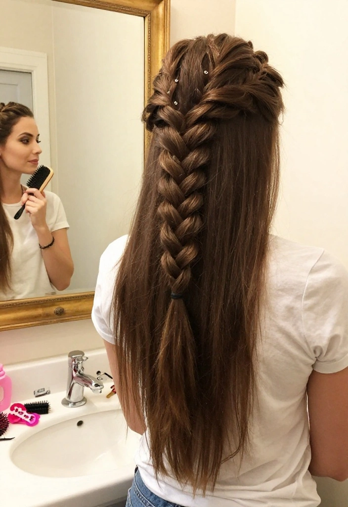 10 Easy Braids for Beginners That'll Elevate Your Hair Game (Watch Now!) - 3. Dutch Braid 1
