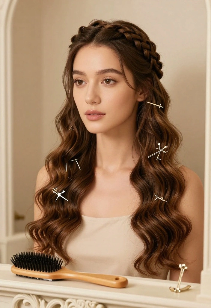 10 Easy Braids for Beginners That'll Elevate Your Hair Game (Watch Now!) - 5. Braided Crown 1