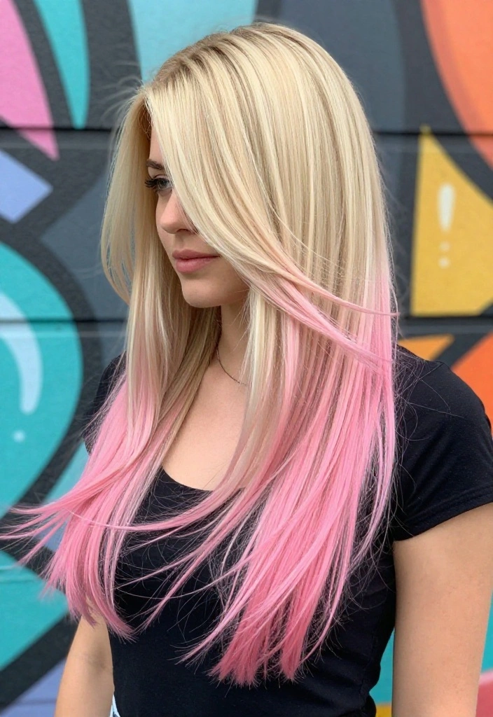 10 Stunning Luxury Blonde Hairstyles That Will Turn Heads Everywhere! - 10. Bold and Bright Ombre 1