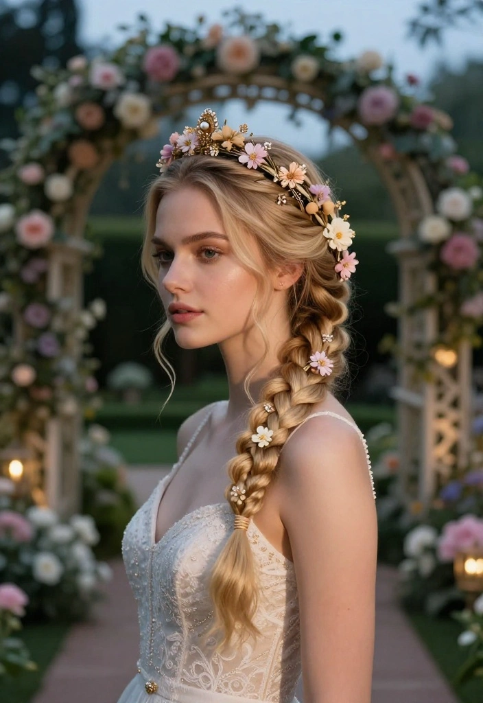 10 Stunning Luxury Blonde Hairstyles That Will Turn Heads Everywhere! - 9. Intricate Crown Braid 1