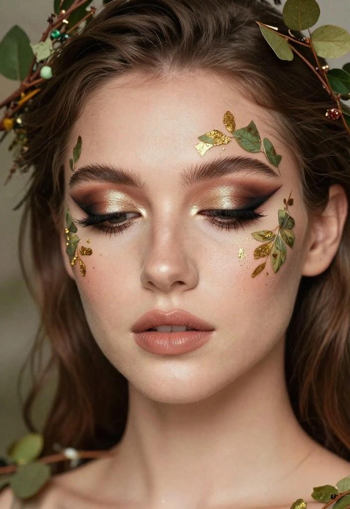 12 Fandom Eye Makeup Ideas That'll Make You the Star of Every Convention! - 4. Mystic Forest: Woodland Creatures 1