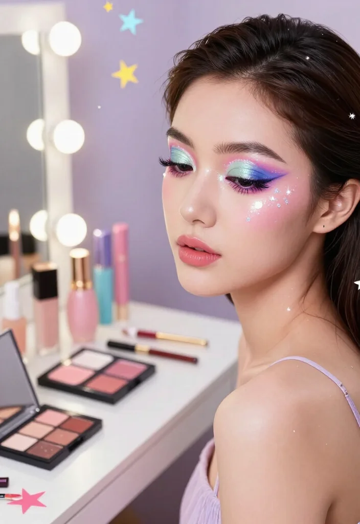 12 Fandom Eye Makeup Ideas That'll Make You the Star of Every Convention! - 6. Magical Realism: Unicorn Dreams 1