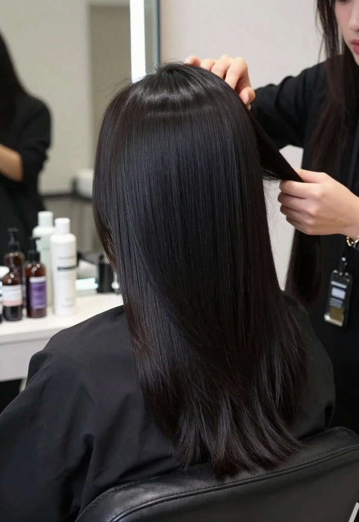 15 Butterfly Layered Haircut Ideas That'll Make You Want to Book an Appointment Right Now! - 8. Sleek and Straight Butterfly Cut 1