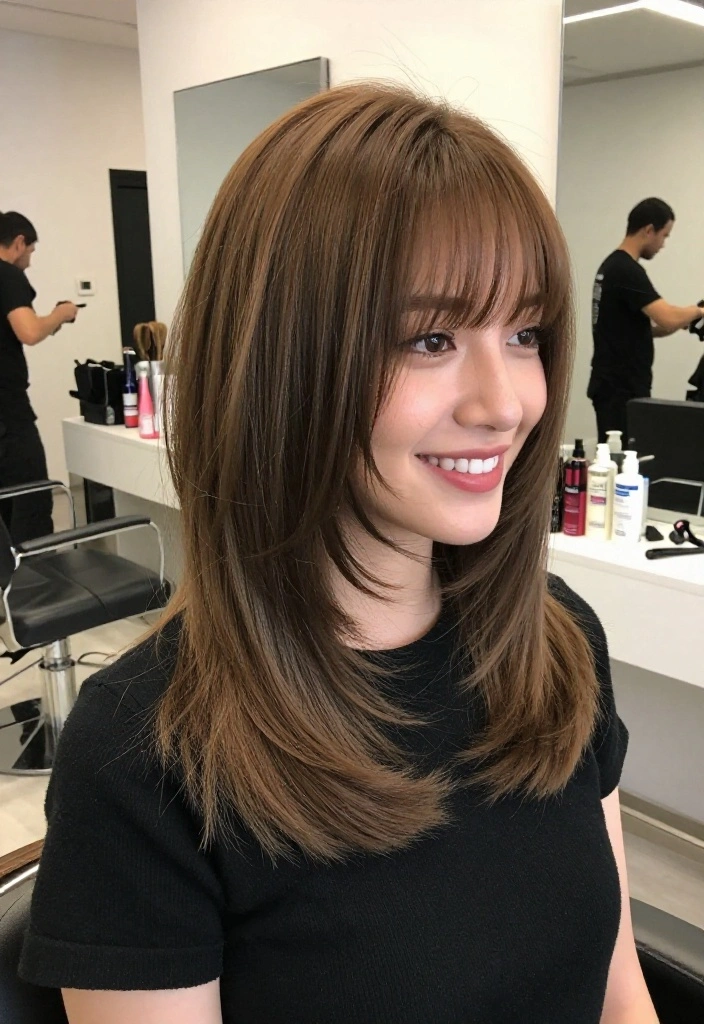 15 Butterfly Layered Haircut Ideas That'll Make You Want to Book an Appointment Right Now! - 9. Layered Bob with a Butterfly Twist 1