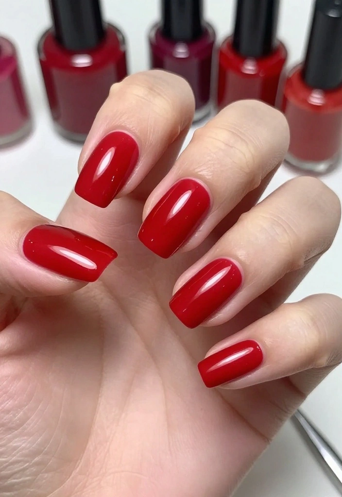 15 Stunning Almond Nail Shape Ideas You Won't Believe Are So Easy! - 12. Classic Red Glam 1
